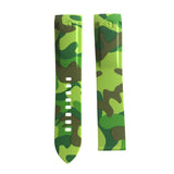 Ocean Crawler Green Camouflage Camo Rubber Band For Champion Diver Watch Limited Edition - Ocean Crawler Watch Co.