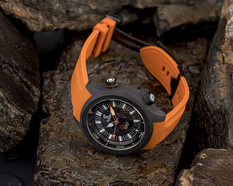 Ocean Crawler Lumed Carbon Fiber Prototype - Lumed Carbon Dial - Ocean Crawler Watch Co.