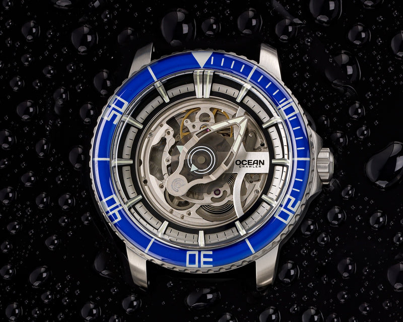 Ocean Crawler Mecha Diver - Prototype - Blue - Ocean Crawler Watch Co.