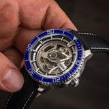 Ocean Crawler Mecha Diver - Prototype - Blue Bezel - Ocean Crawler Watch Co.