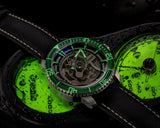 Ocean Crawler Mecha Diver - Prototype - Green - Ocean Crawler Watch Co.