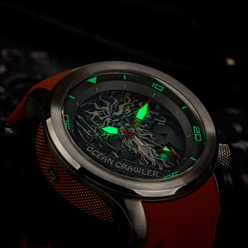 Ocean Crawler Neptune - Black - Prototype - Ocean Crawler Watch Co.