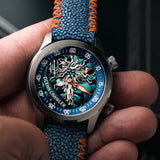 Ocean Crawler Neptune - Blue - Prototype - Ocean Crawler Watch Co.