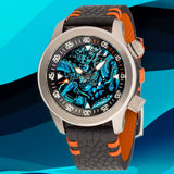 Ocean Crawler Neptune Mythic Battle 2023 - Black Strap/Black Case Ring - Ocean Crawler Watch Co.