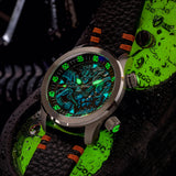 Ocean Crawler Neptune Mythic Battle 2023 - Black Strap/Black Case Ring - Ocean Crawler Watch Co.