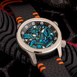 Ocean Crawler Neptune Mythic Battle 2023 - Black Strap/Black Case Ring - Ocean Crawler Watch Co.