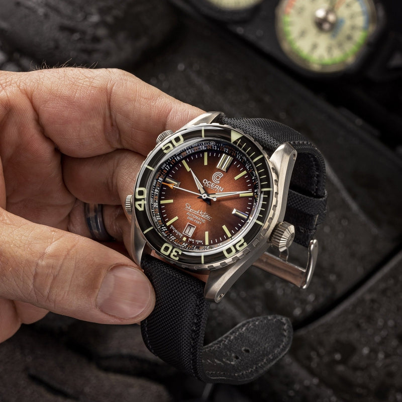 Ocean Crawler Ocean Navigator 45 - Orange - Sample - Ocean Crawler Watch Co.