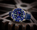 Ocean Crawler Ocean Navigator - Blue - Ocean Crawler Watch Co.