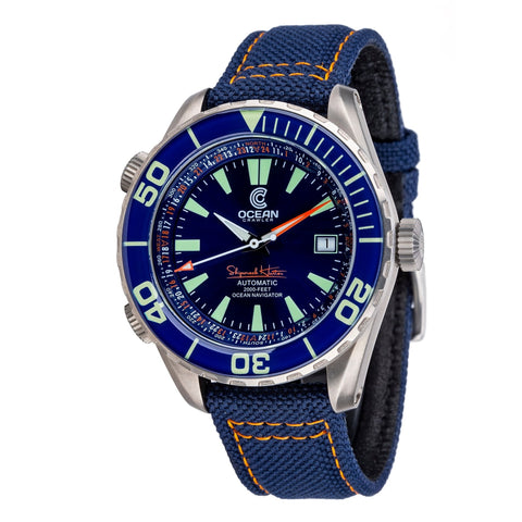 Ocean Crawler Ocean Navigator - Blue - Ocean Crawler Watch Co.