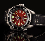 Ocean Crawler Ocean Navigator - Red - Preorder - Ocean Crawler Watch Co.