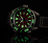 Ocean Crawler Ocean Navigator - Red - Preorder - Ocean Crawler Watch Co.