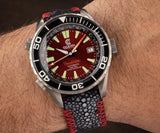 Ocean Crawler Ocean Navigator - Red - Preorder - Ocean Crawler Watch Co.