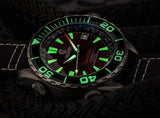 Ocean Crawler Ocean Navigator - Red - Preorder - Ocean Crawler Watch Co.