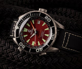 Ocean Crawler Ocean Navigator - Red - Preorder - Ocean Crawler Watch Co.