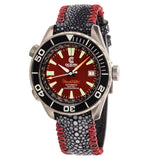 Ocean Crawler Ocean Navigator - Red - Preorder - Ocean Crawler Watch Co.