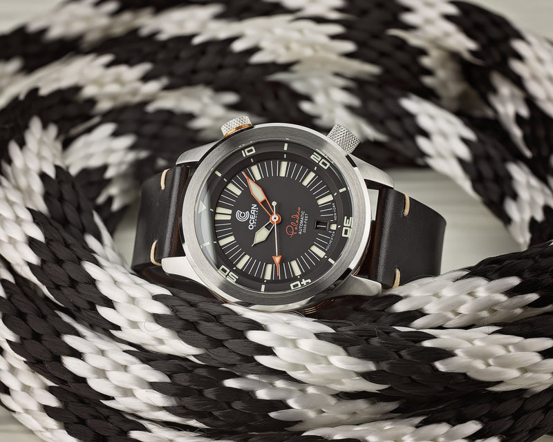 Ocean Crawler Paladino WaveMaker - Black - Ocean Crawler Watch Co.