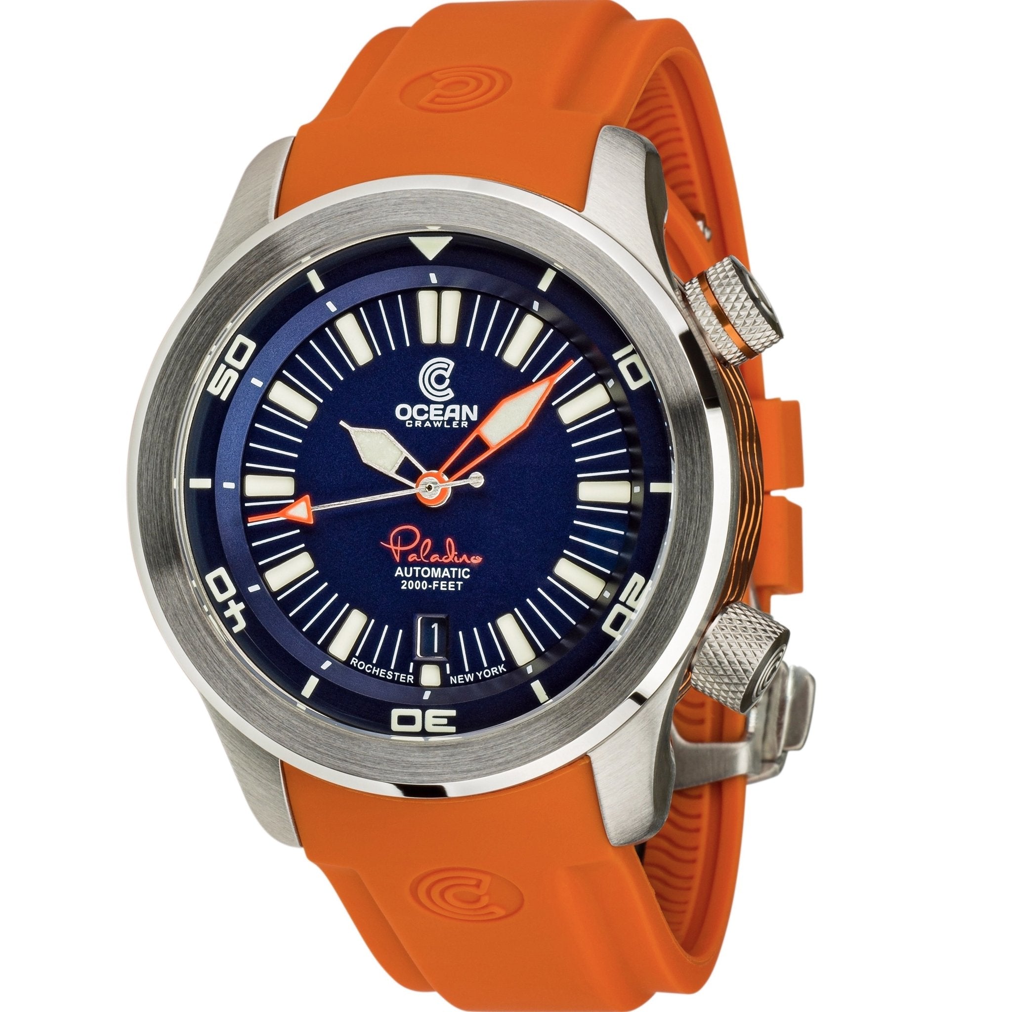 Ocean Crawler Paladino WaveMaker - Blue - Ocean Crawler Watch Co.