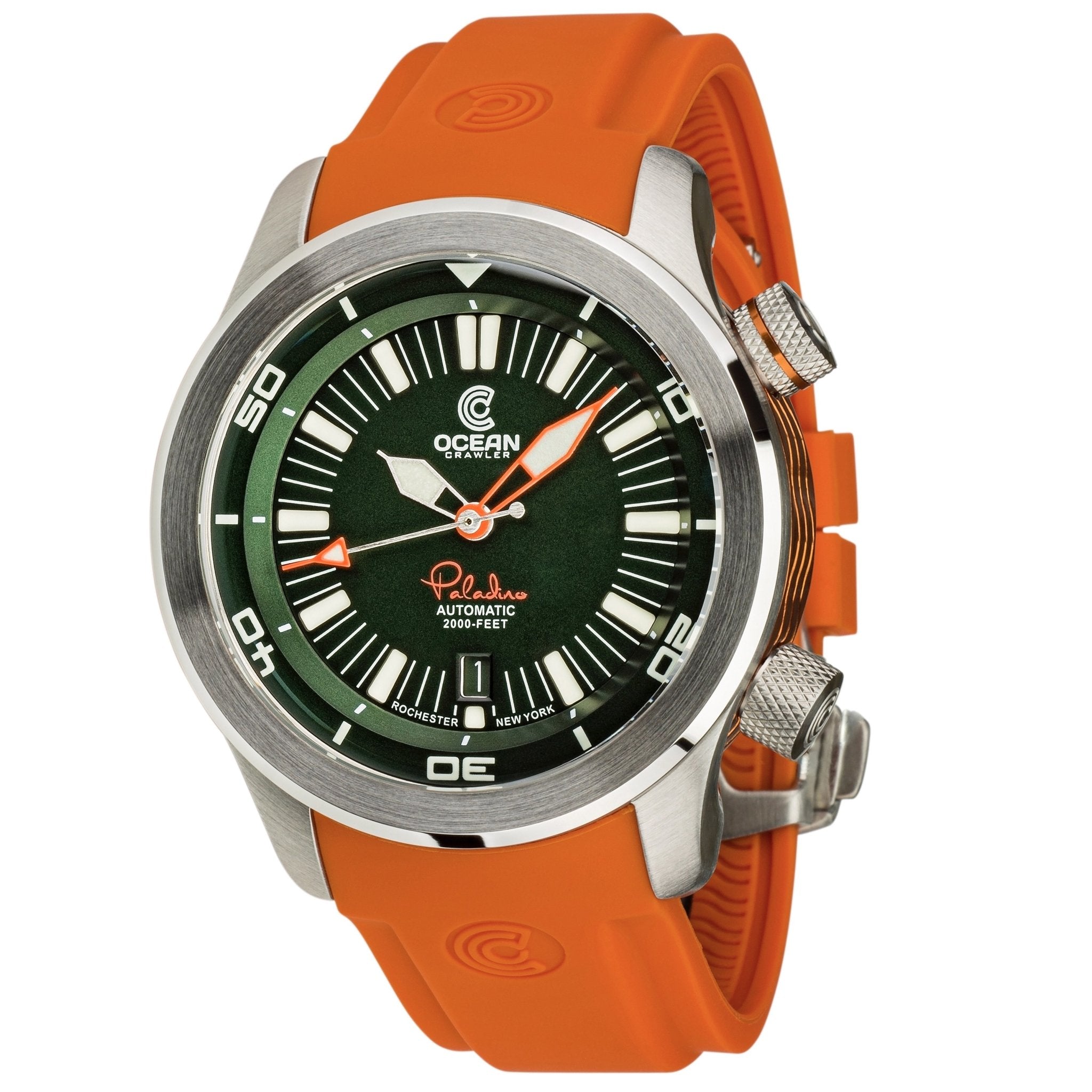 Ocean Crawler Paladino WaveMaker - Green - Ocean Crawler Watch Co.