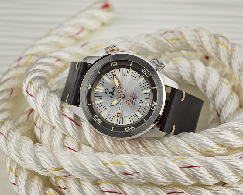 Ocean Crawler Paladino WaveMaker - Silver - Ocean Crawler Watch Co.