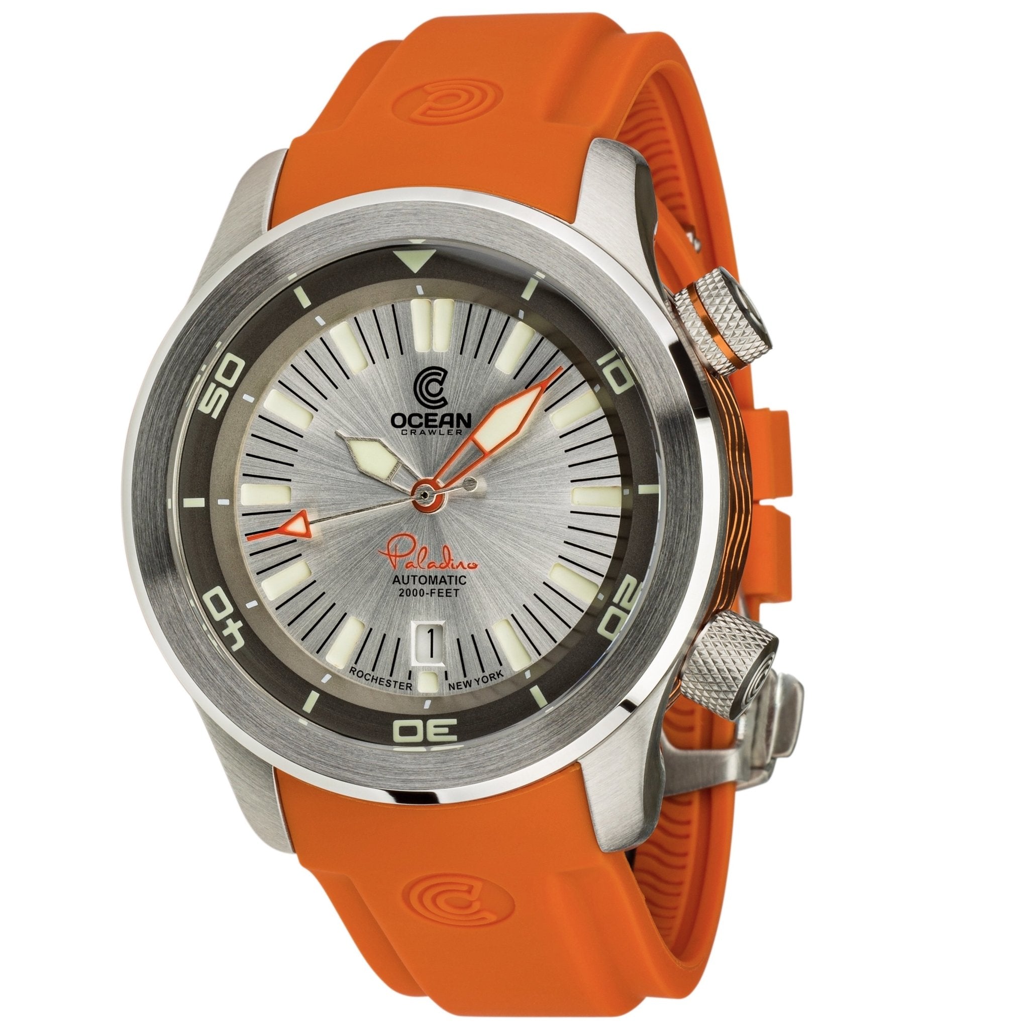 Ocean Crawler Paladino WaveMaker - Silver - Ocean Crawler Watch Co.