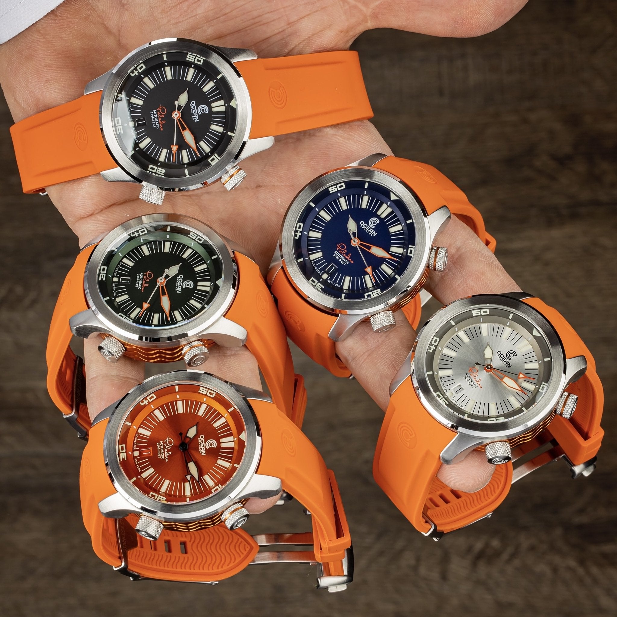 Ocean Crawler Paladino WaveMaker - Silver - Ocean Crawler Watch Co.