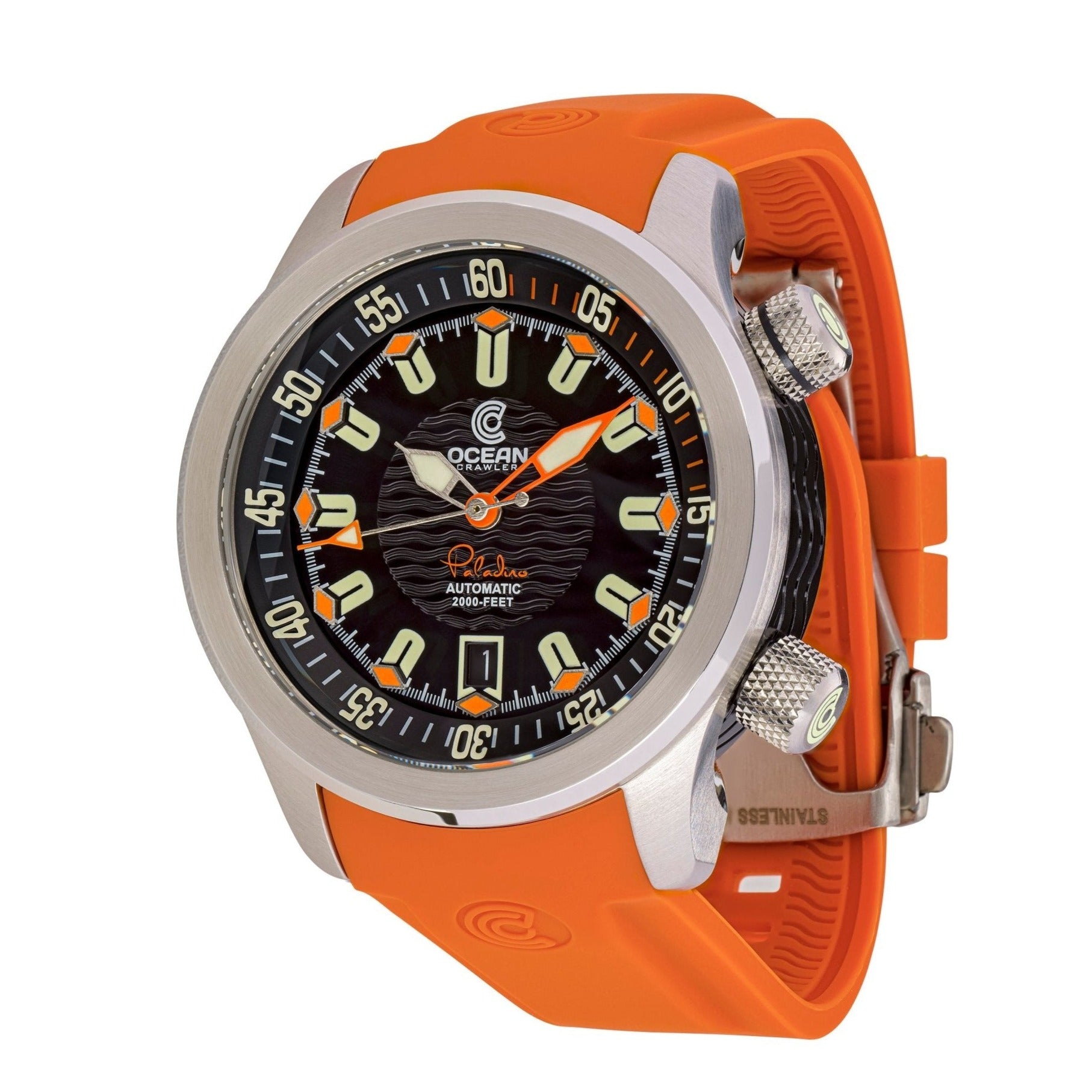 Ocean Crawler Paladino WaveMaker V2 - Black - Ocean Crawler Watch Co.