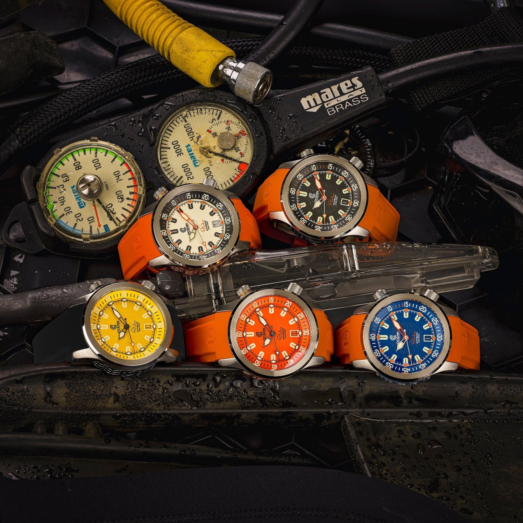 Ocean Crawler Paladino WaveMaker V2 - Full Lume - Ocean Crawler Watch Co.