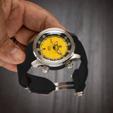 Ocean Crawler Paladino WaveMaker V2 - Yellow - Ocean Crawler Watch Co.