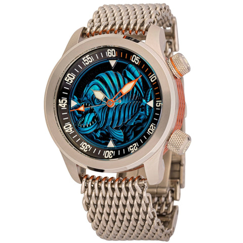 Ocean Crawler Piranha - Blue/Black - Ocean Crawler Watch Co.
