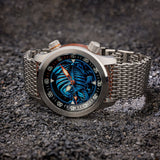 Ocean Crawler Piranha - Blue/Black - Prototype - Ocean Crawler Watch Co.