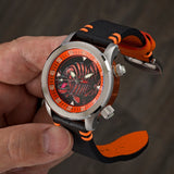 Ocean Crawler Piranha - Orange - Preorder - Ocean Crawler Watch Co.