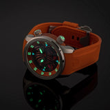 Ocean Crawler Piranha - Orange - Preorder - Ocean Crawler Watch Co.