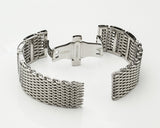 Ocean Crawler Shark Mesh Bracelet - 22mm - Ocean Crawler Watch Co.