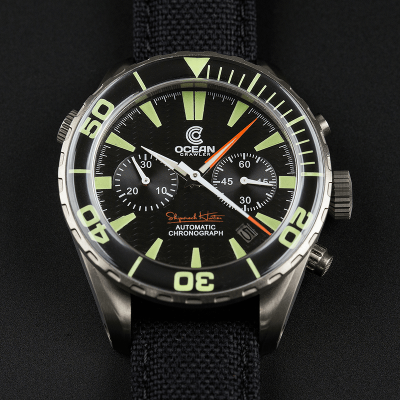 Ocean Crawler Shipwreck Hunter Chrono - Ocean Crawler Watch Co.