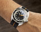 Orange/Black NATO Strap - Ocean Crawler Watch Co.