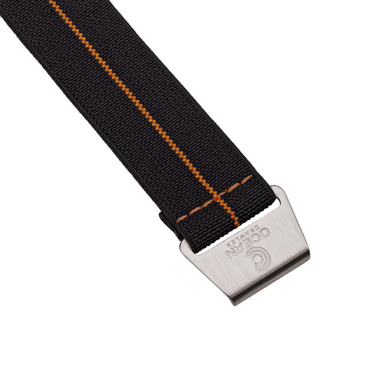 Orange/Black NATO Strap - Ocean Crawler Watch Co.