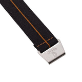 Orange/Black NATO Strap - Ocean Crawler Watch Co.