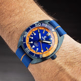 Orange/Blue NATO Strap - Ocean Crawler Watch Co.