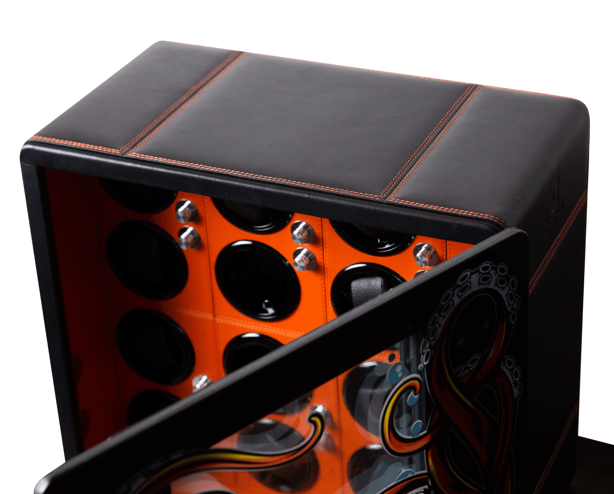 The Kraken - 12 piece Watch Winder Safe by Ocean Crawler - Ocean Crawler Watch Co.
